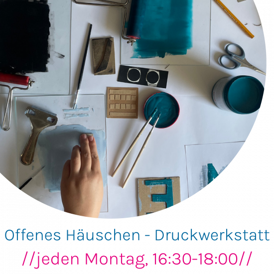 Startseite Aktuell Offenes Häuschen Druckwerkstatt